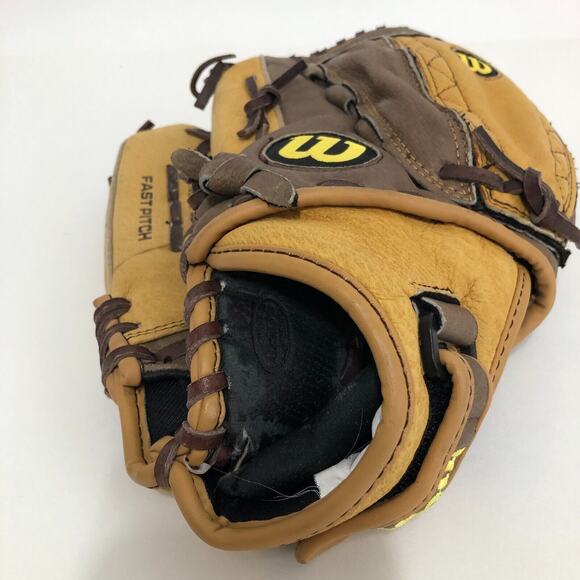 Wilson A440 Fastpitch Glove Leather 12 1/2” A0442 125-BR Monsta Web - Picture 10 of 11